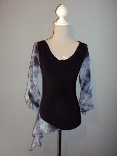 Shirt haut noir asymétrique - haut,